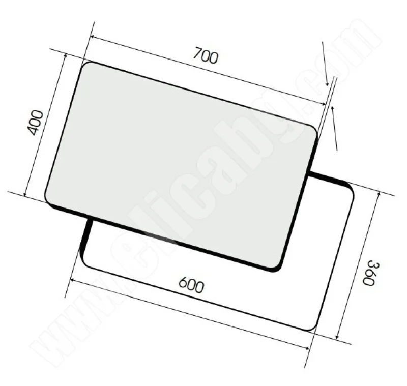 Индукционни Индукционен плот Elica Ratio 702 BL